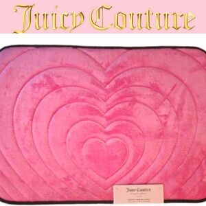 Juicy Couture Home Heart Embossed Memory Foam Bath Rug
